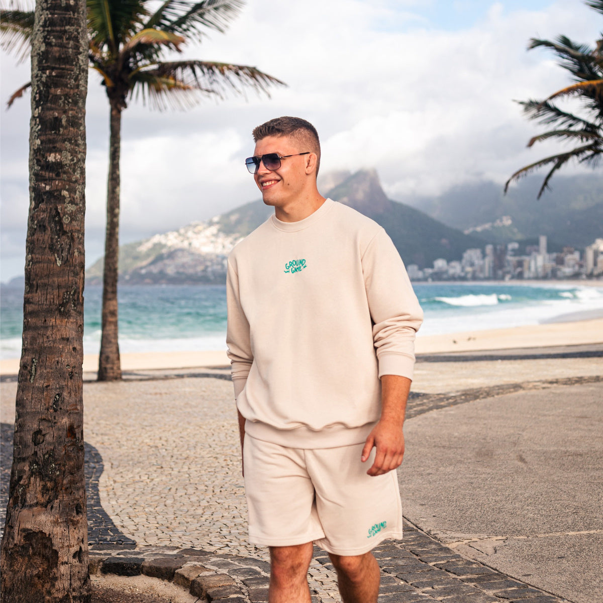 Crewneck Sweatshirt Fukutsu (Beige)