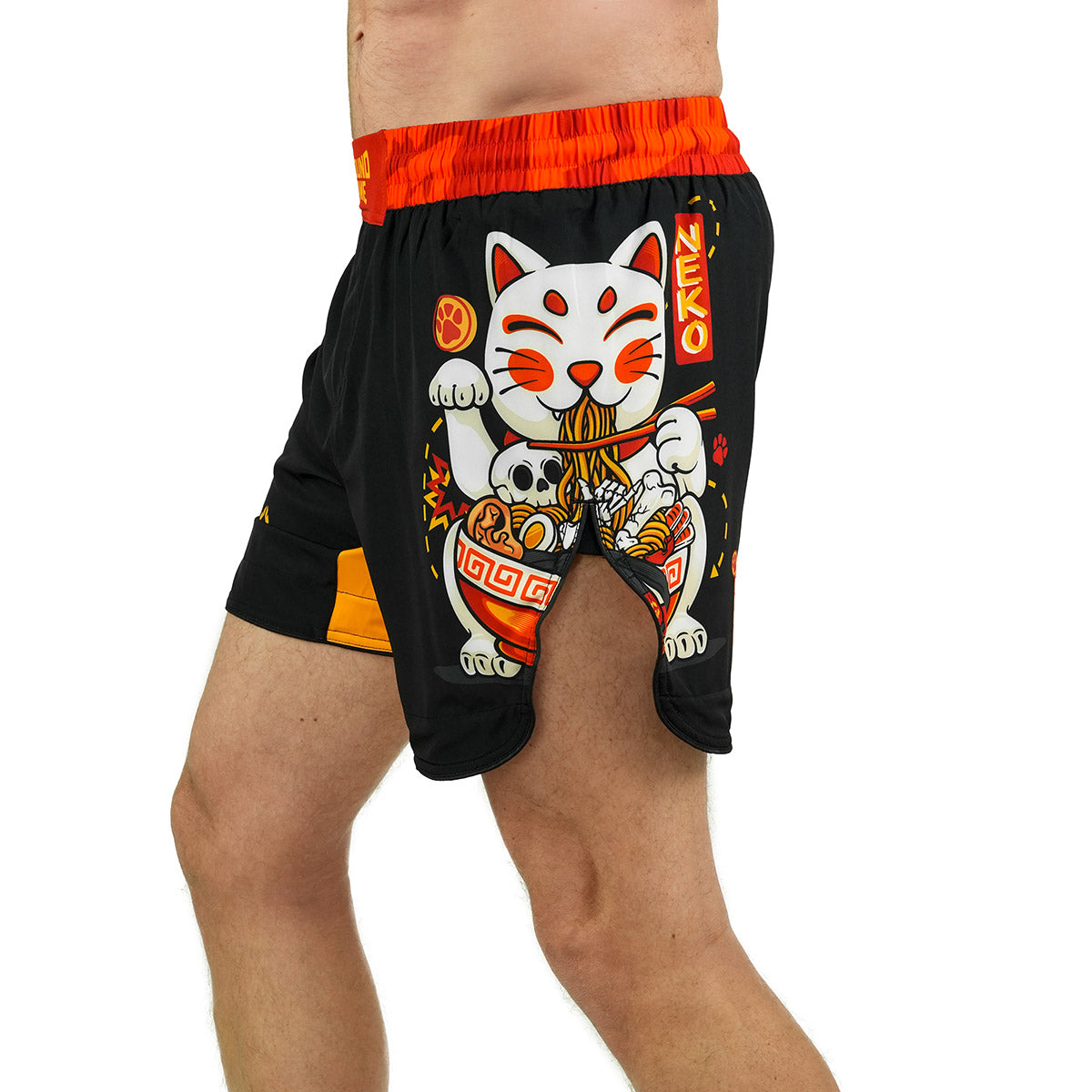 Light MMA Shorts Ramen Cat