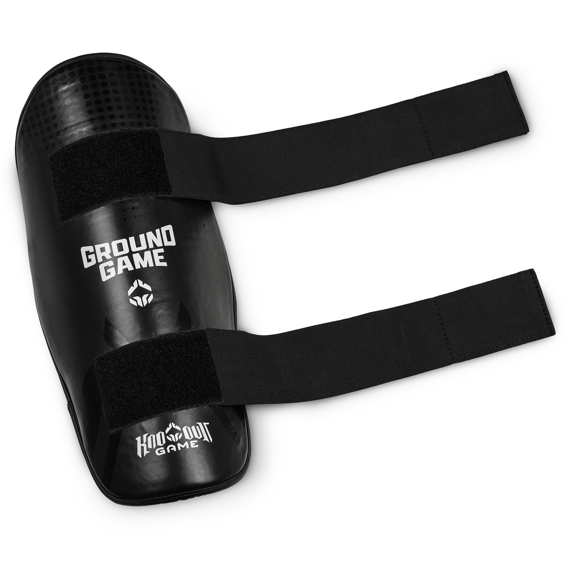 Shin Guards without Foot Protection Cyborg (Black)