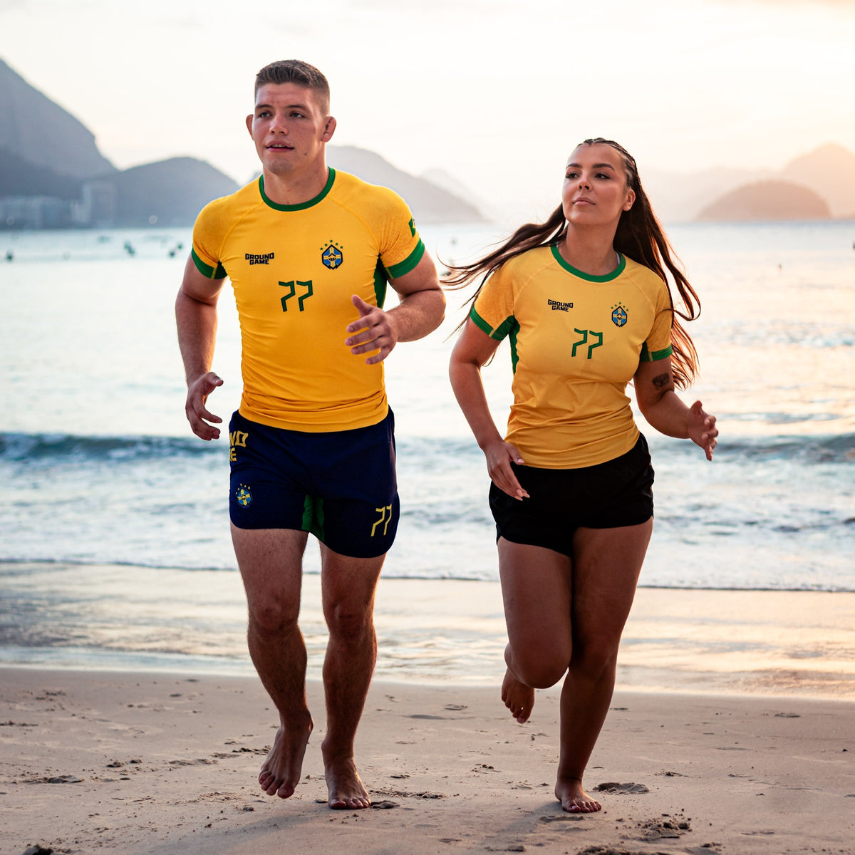 Rashguard Brazil Football short sleeve