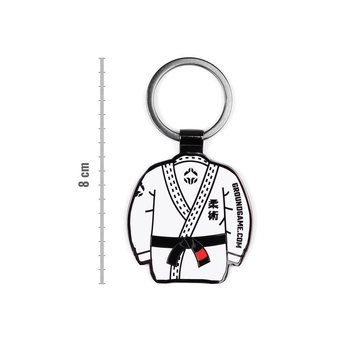 Enamelled Keyring Kimono BJJ