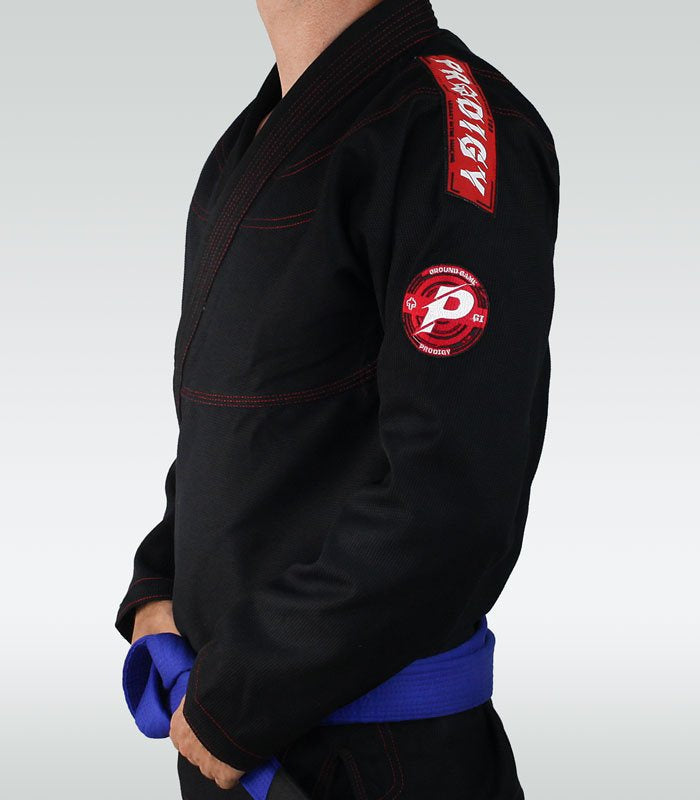 BJJ Teen GI Prodigy (Black) + FREE Belt