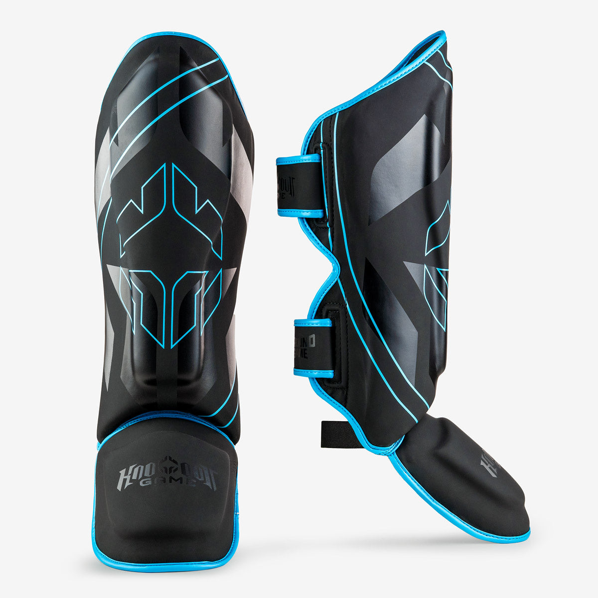 Shin Guards Logo 3.0 Blue