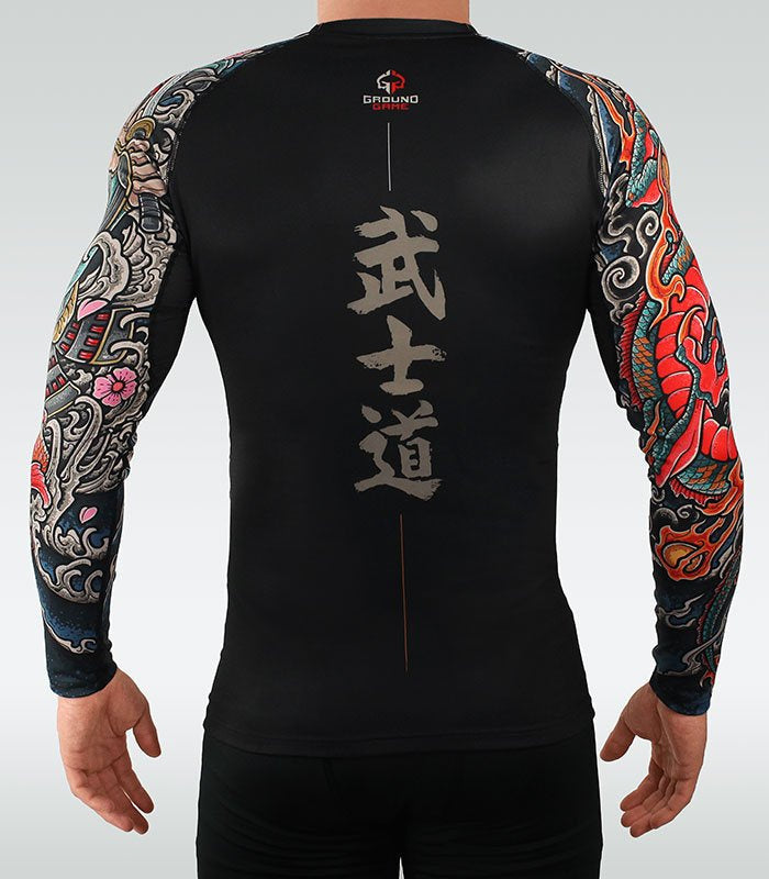 Rashguard Bushido 3.0 long sleeve (Black)