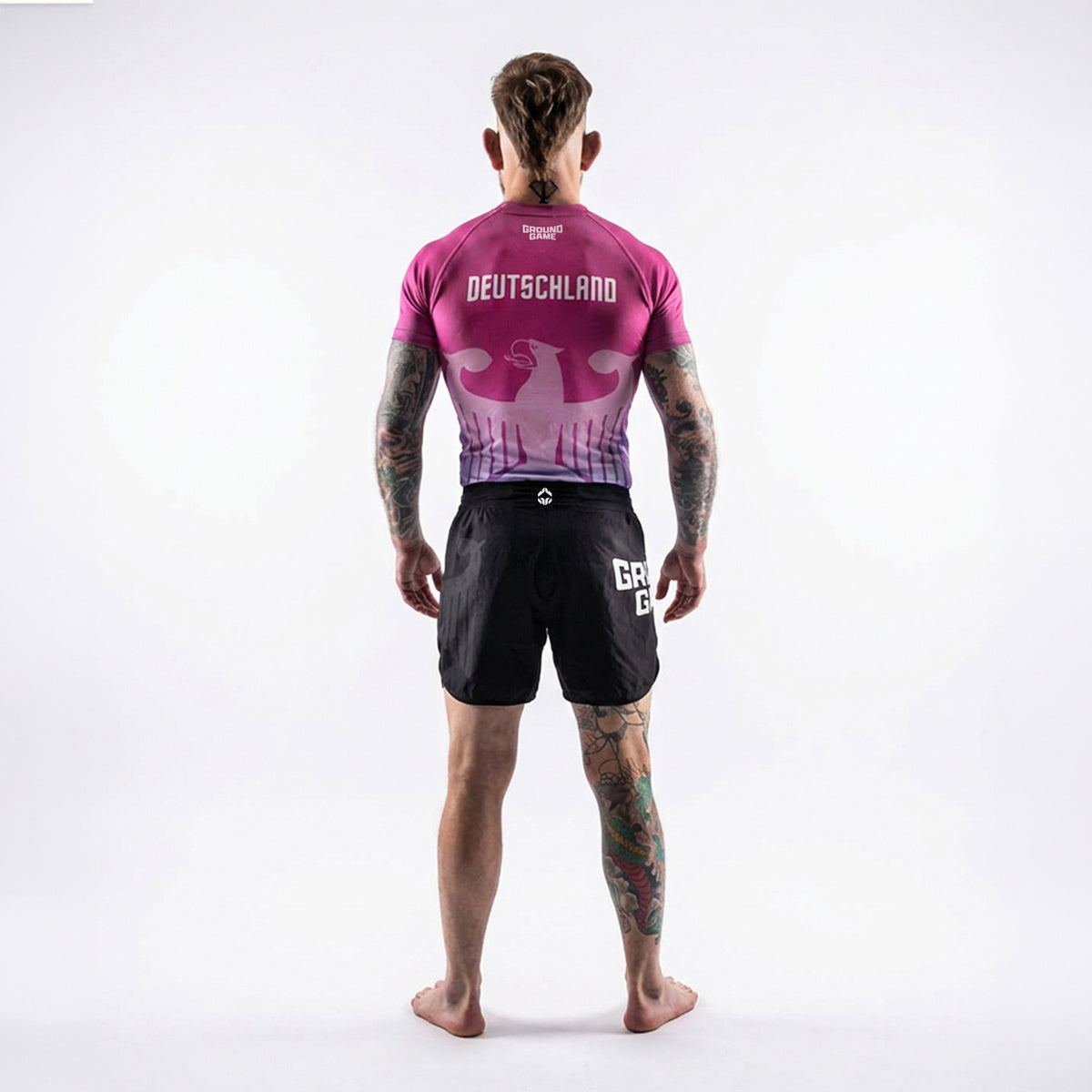 Rashguard Germany short sleeve (Pink)
