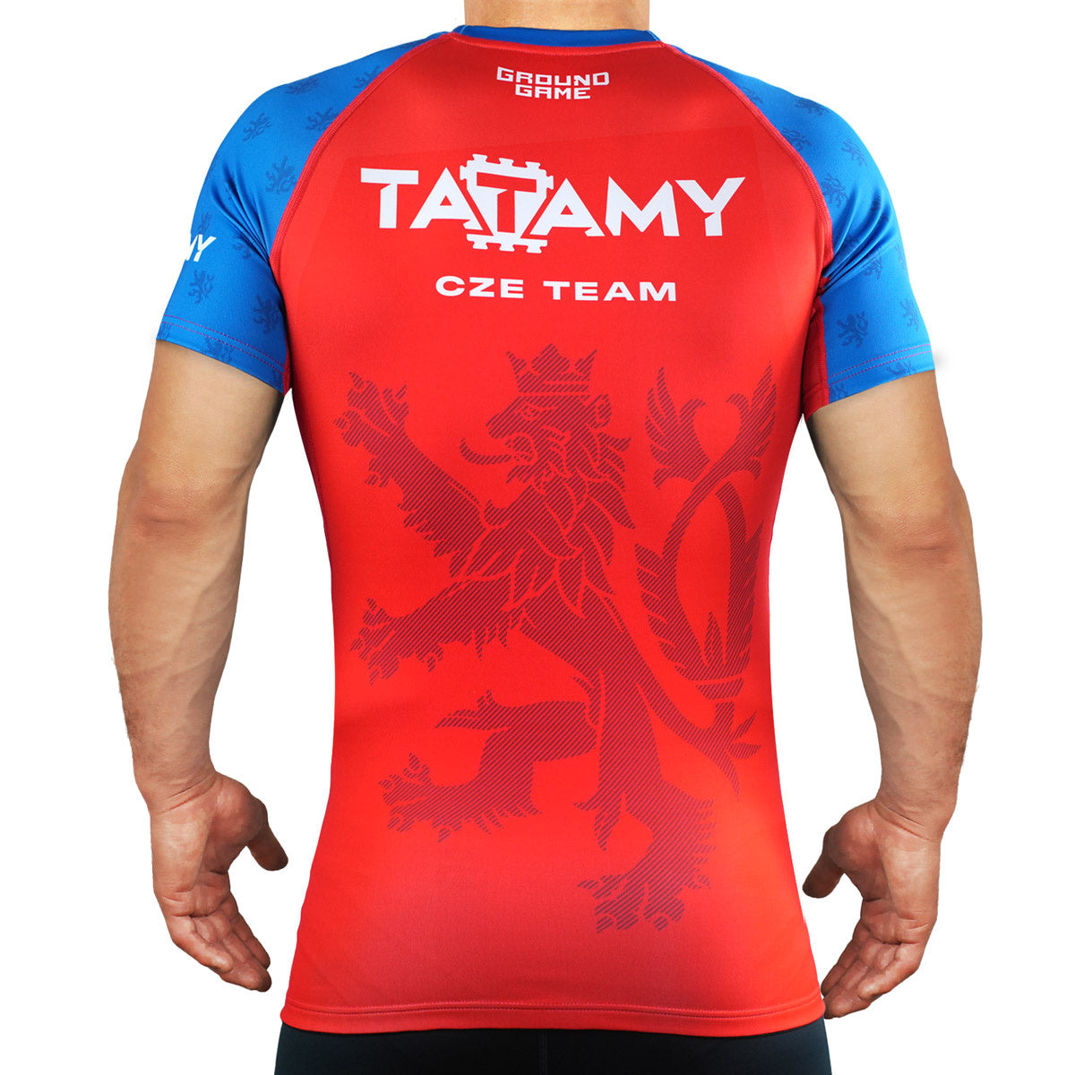 Rashguard Tatamy Czech Republic short sleeve (Red)