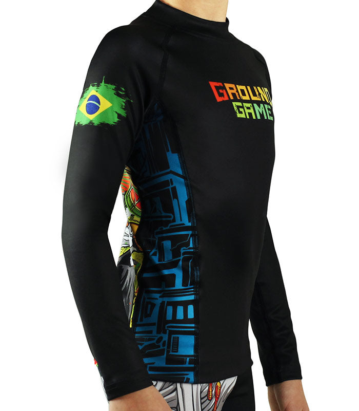 Kids' Rashguard Brasil short sleeve