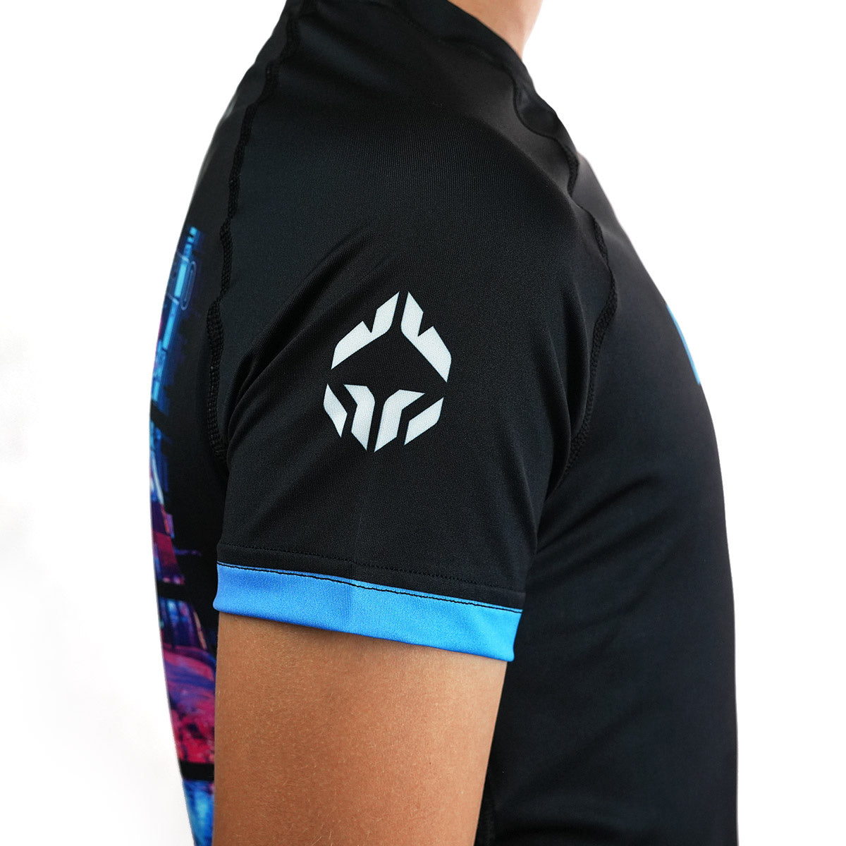 Kids' Rashguard Cyber Samurai short sleeve