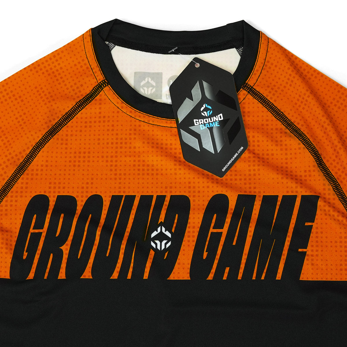 Kids' IBJJF Rank Rashguard for BJJ (Orange)