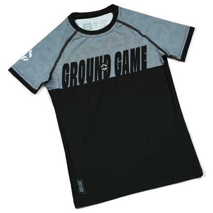 Kids' IBJJF Rank Rashguard for BJJ (Grey)