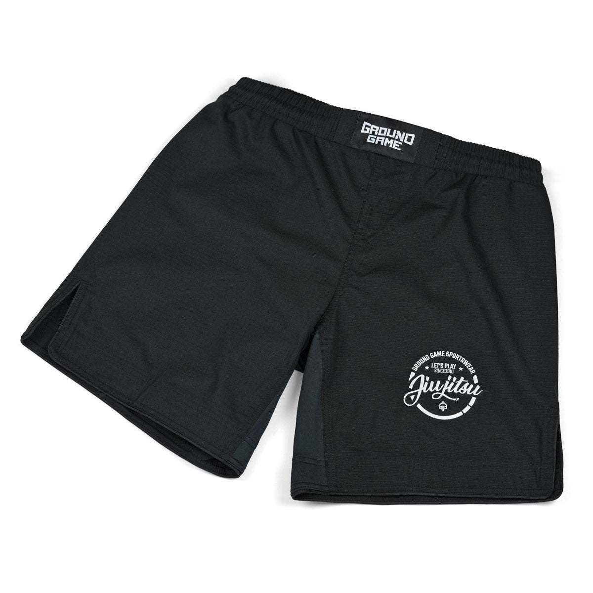 MMA Shorts Jiu Jitsu Ripstop (Black)
