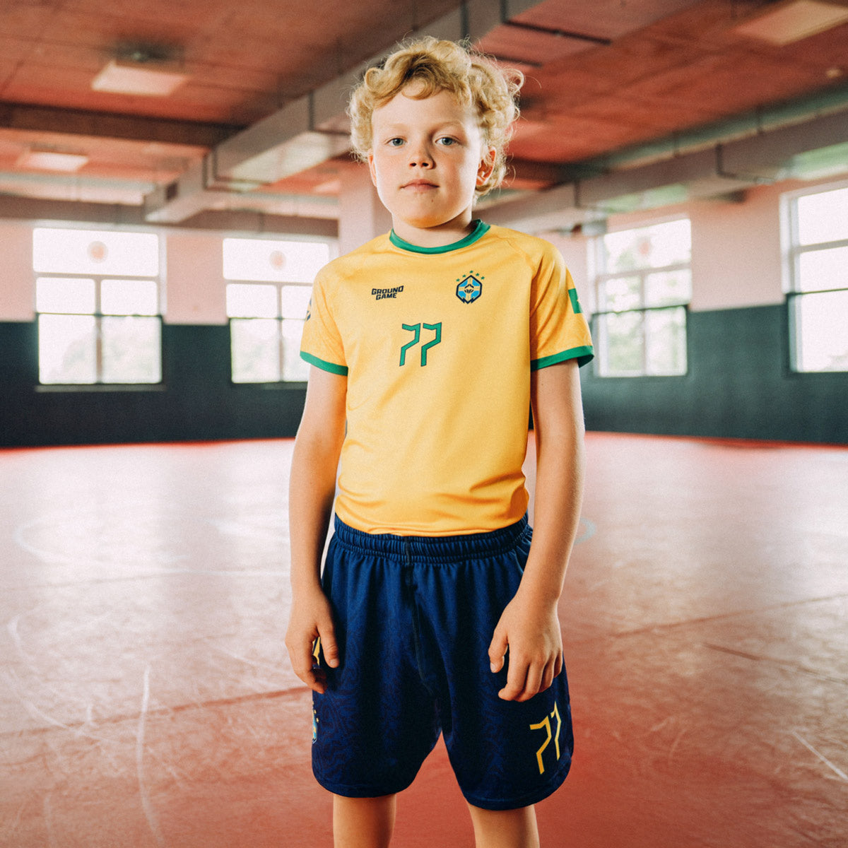 Kids' Training Shorts Brazil Football