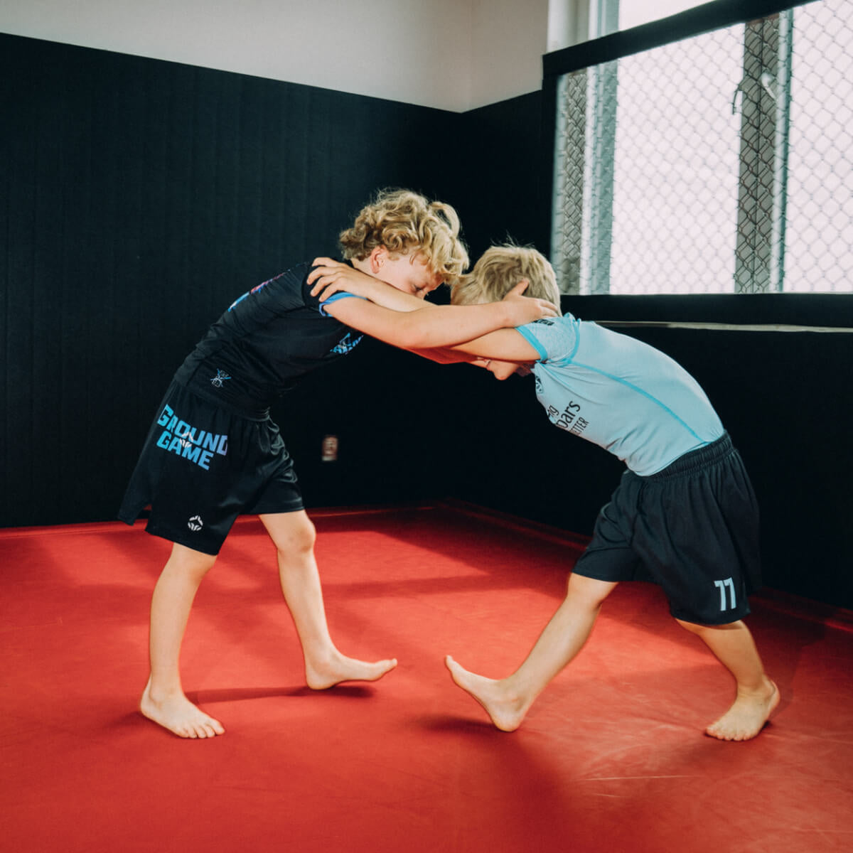 Kids' Training Shorts Cyber Samurai
