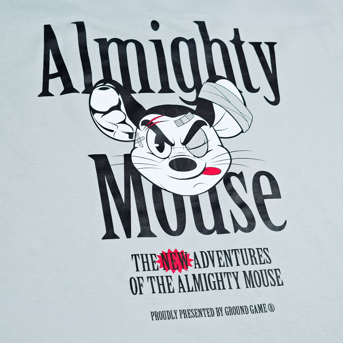 T-shirt Almighty Mouse Oversize (Sky Grey)