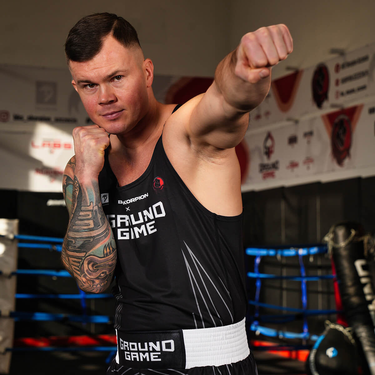 Boxing Tank Top BKS Skorpion (Black)