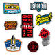 Set of 8 Ground Game stickers