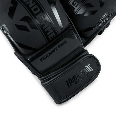 MMA Sparring Gloves Stripe Black