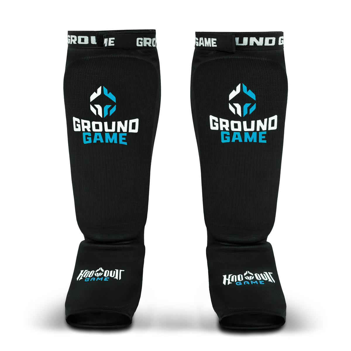 Elastic Shin Guards Classic (Black)