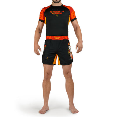 Light MMA Shorts Ramen Cat