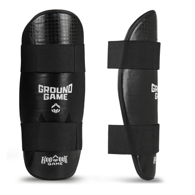 Kids' Shin Guards Without Foot Protection Cyborg (Black)