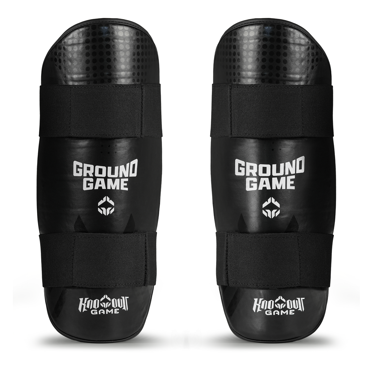 Kids' Shin Guards Without Foot Protection Cyborg (Black)