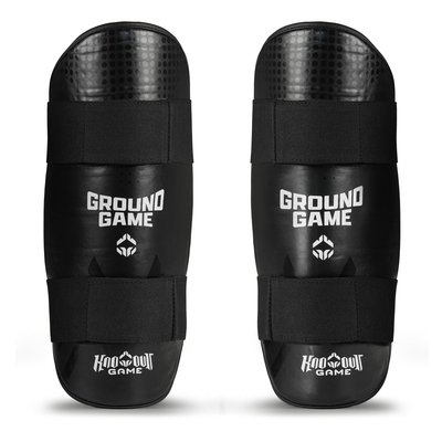 Shin Guards without Foot Protection Cyborg (Black)