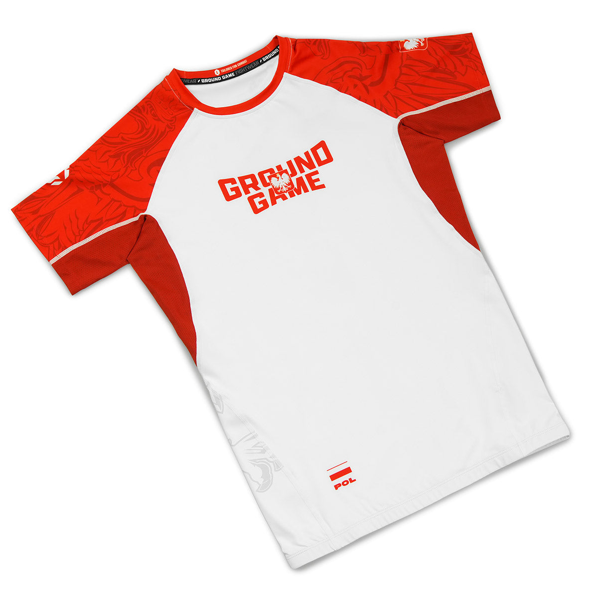 Rashguard Poland 3.0 short sleeve (White)