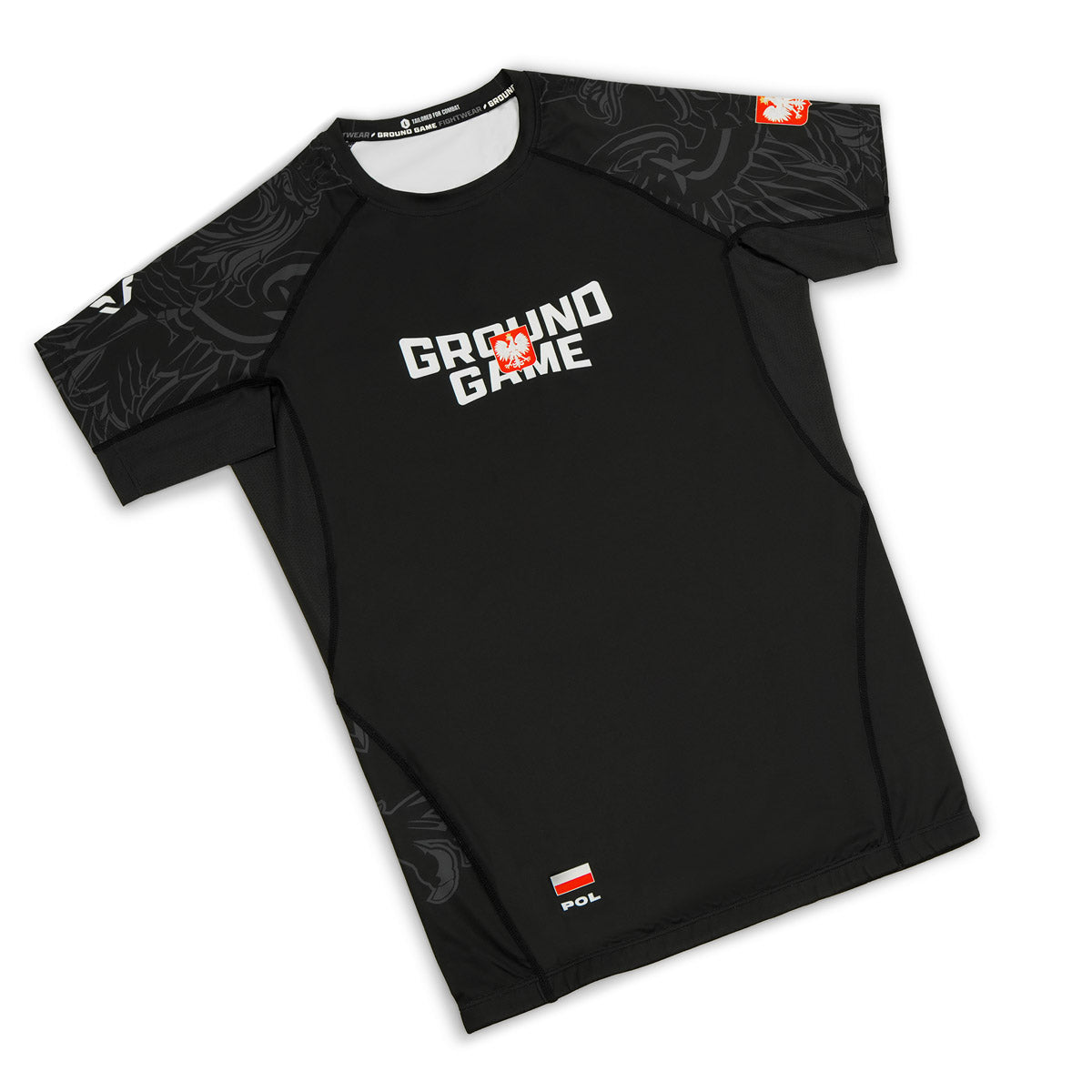 Rashguard Poland 3.0 short sleeve (Black)