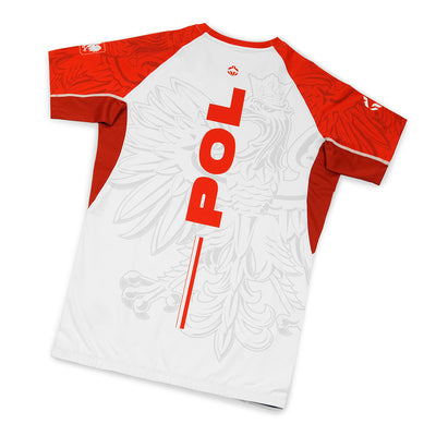 Rashguard Poland 3.0 short sleeve (White)
