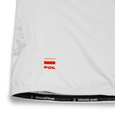 Rashguard Poland 3.0 short sleeve (White)