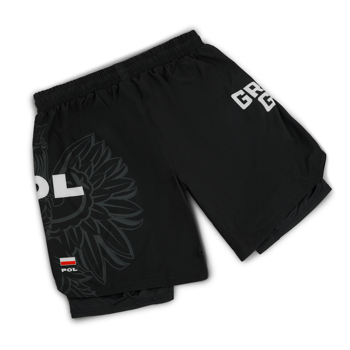 2-in-1 Training Shorts Poland 3.0 (Black)