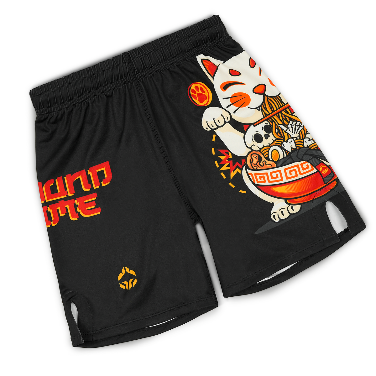 Kids' Training Shorts Ramen Cat
