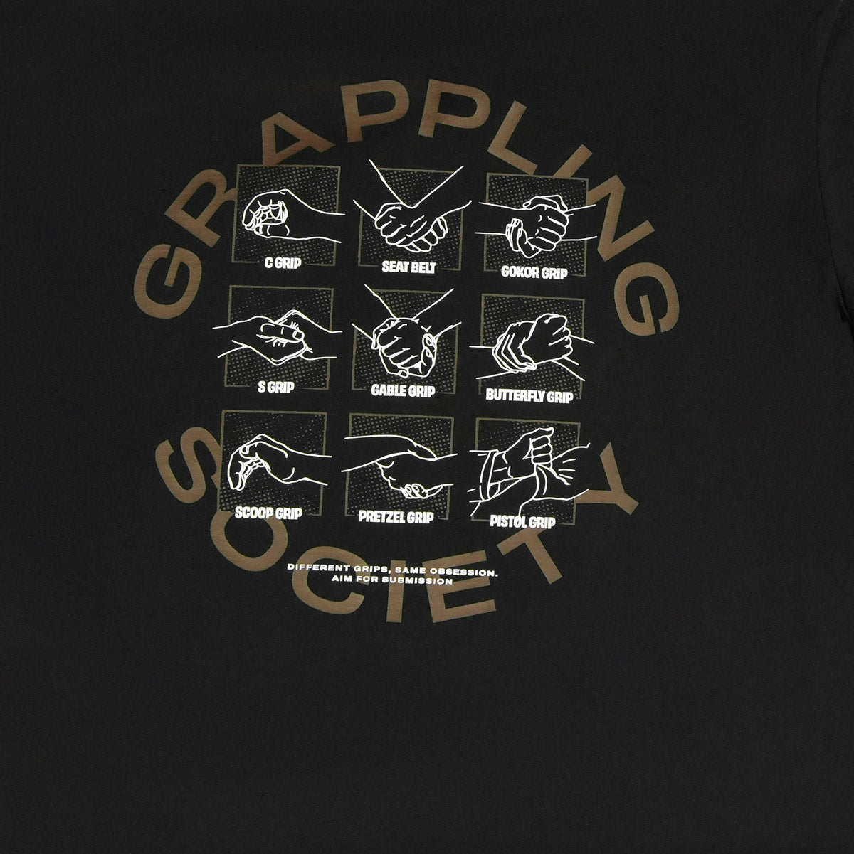 T-shirt Grappling Society Oversize (Black)