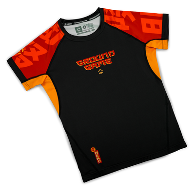 Women's Rashguard Ramen Cat short sleeve
