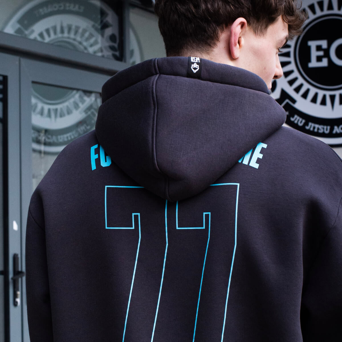 Hoodie Oversize FC Armbar (Anthracite)