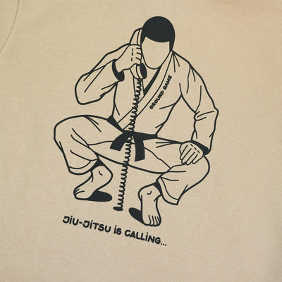 Hoodie Jiu-Jitsu is Calling x Noize (Beige)