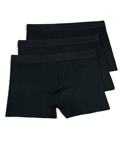 Bamboo boxer shorts Shadow (Black) 3-pack