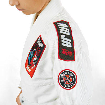 Kids' BJJ GI Ninja (White)