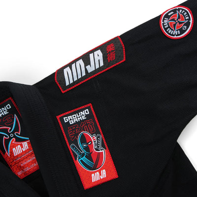 Kids' BJJ GI Ninja (Black) + FREE Belt