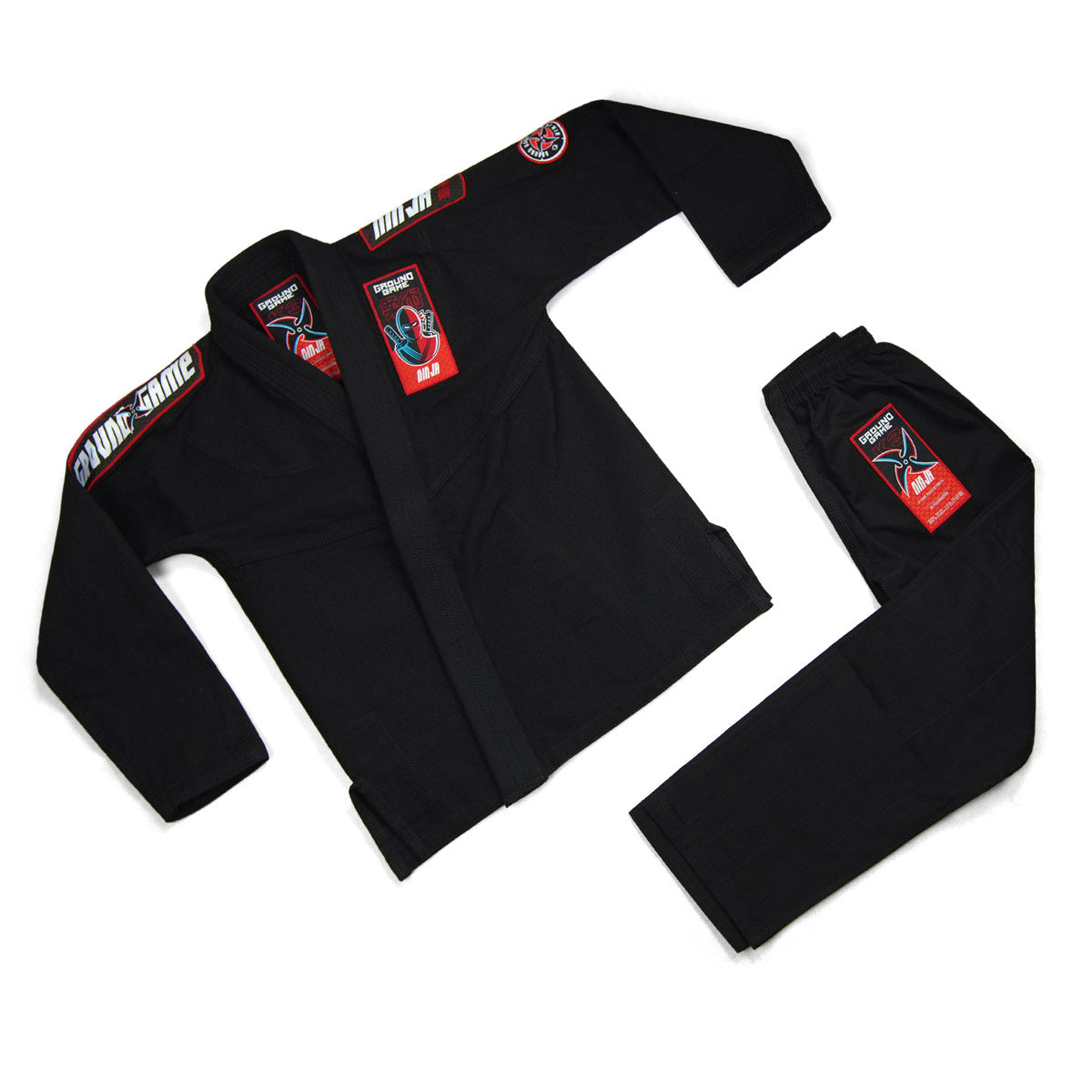 Kids' BJJ GI Ninja (Black) + FREE Belt