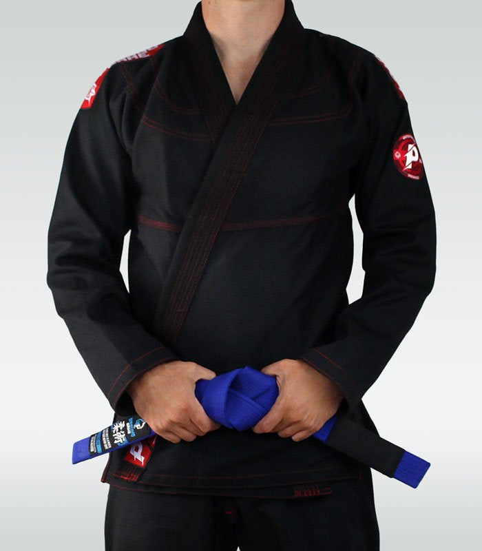BJJ Teen GI Prodigy (Black) + FREE Belt