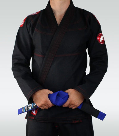 BJJ Teen GI Prodigy (Black) + FREE Belt