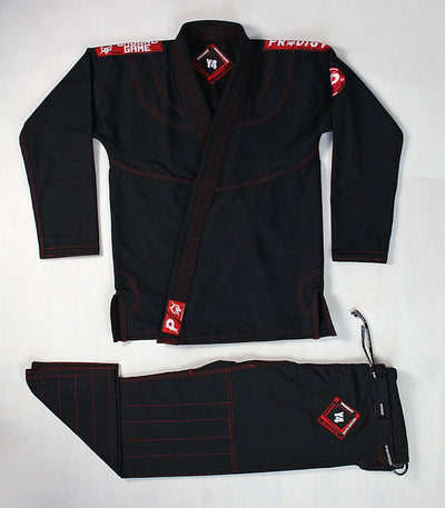 BJJ Teen GI Prodigy (Black) + FREE Belt