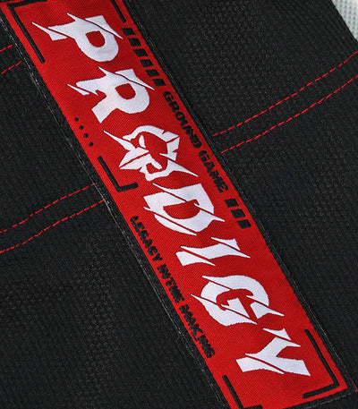 BJJ Teen GI Prodigy (Black) + FREE Belt