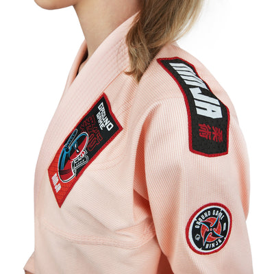 Kids' BJJ GI Ninja (Peach) + FREE Belt