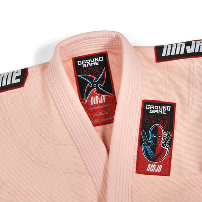 Kids' BJJ GI Ninja (Peach) + FREE Belt