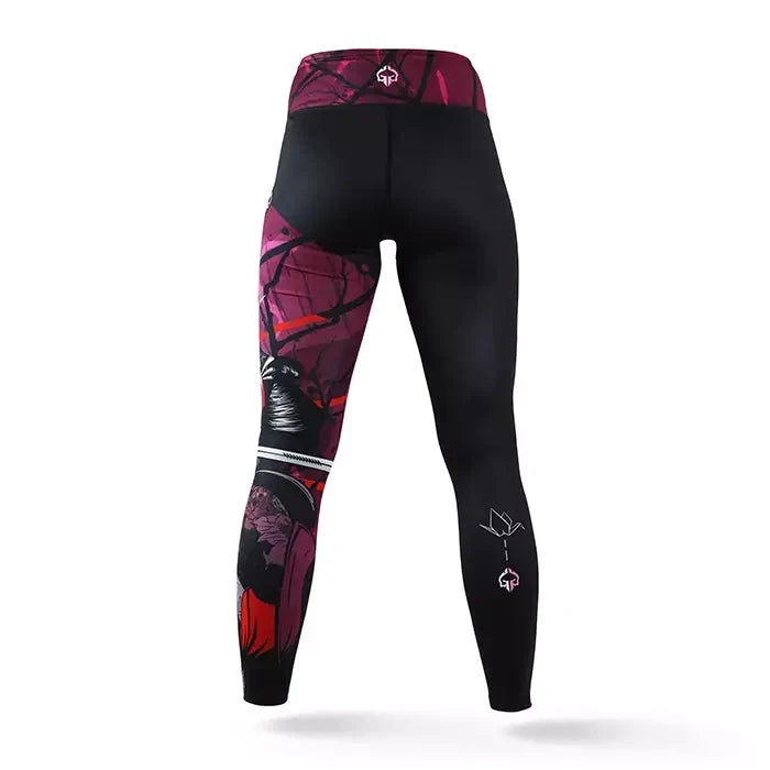 Women's Leggings Tsuru Warrior