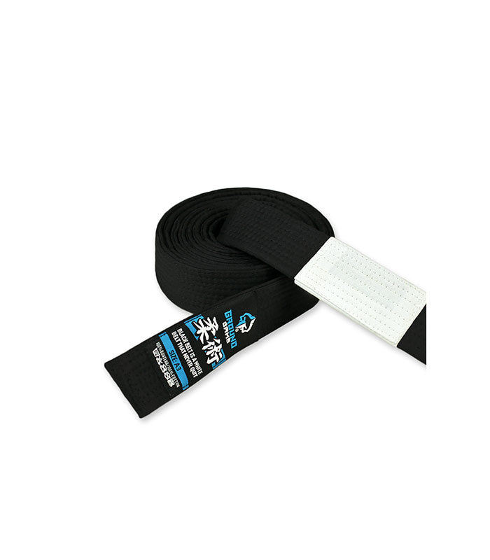 BJJ Belt (Black with white panel)