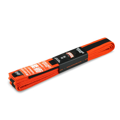 Kids' BJJ Belt (Orange with black stripe)
