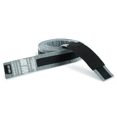 Kids' BJJ Belt (Grey with black stripe)